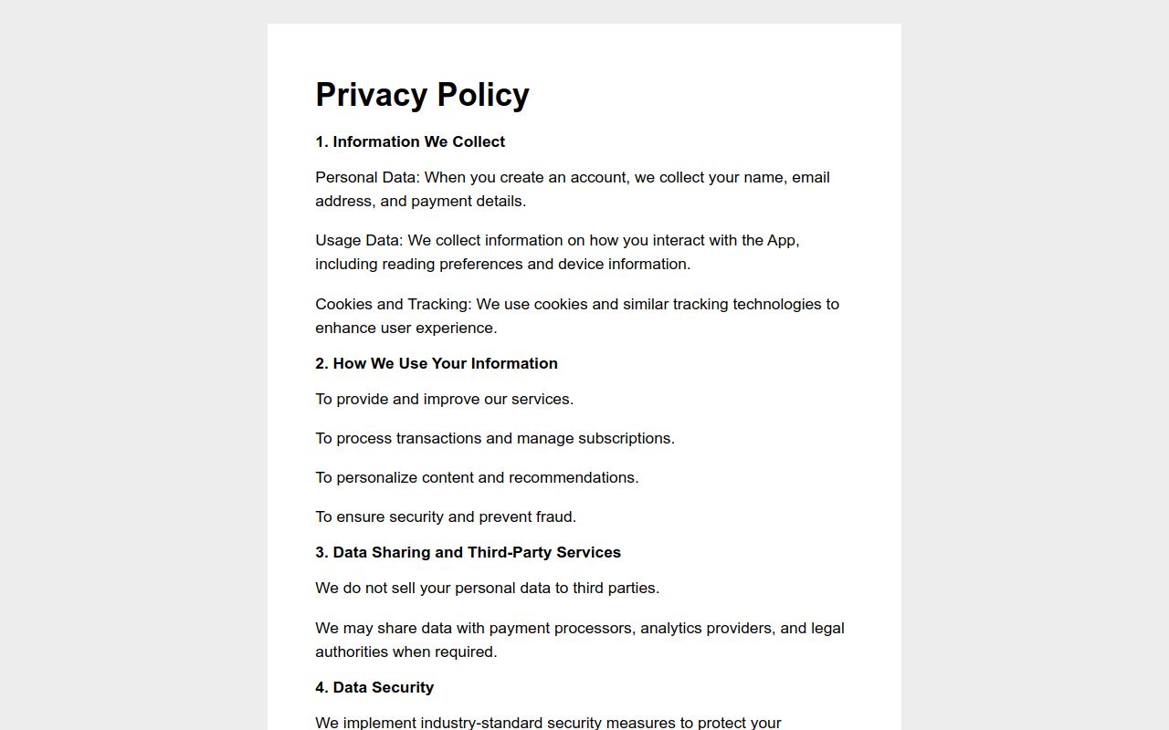 Privacy Policy